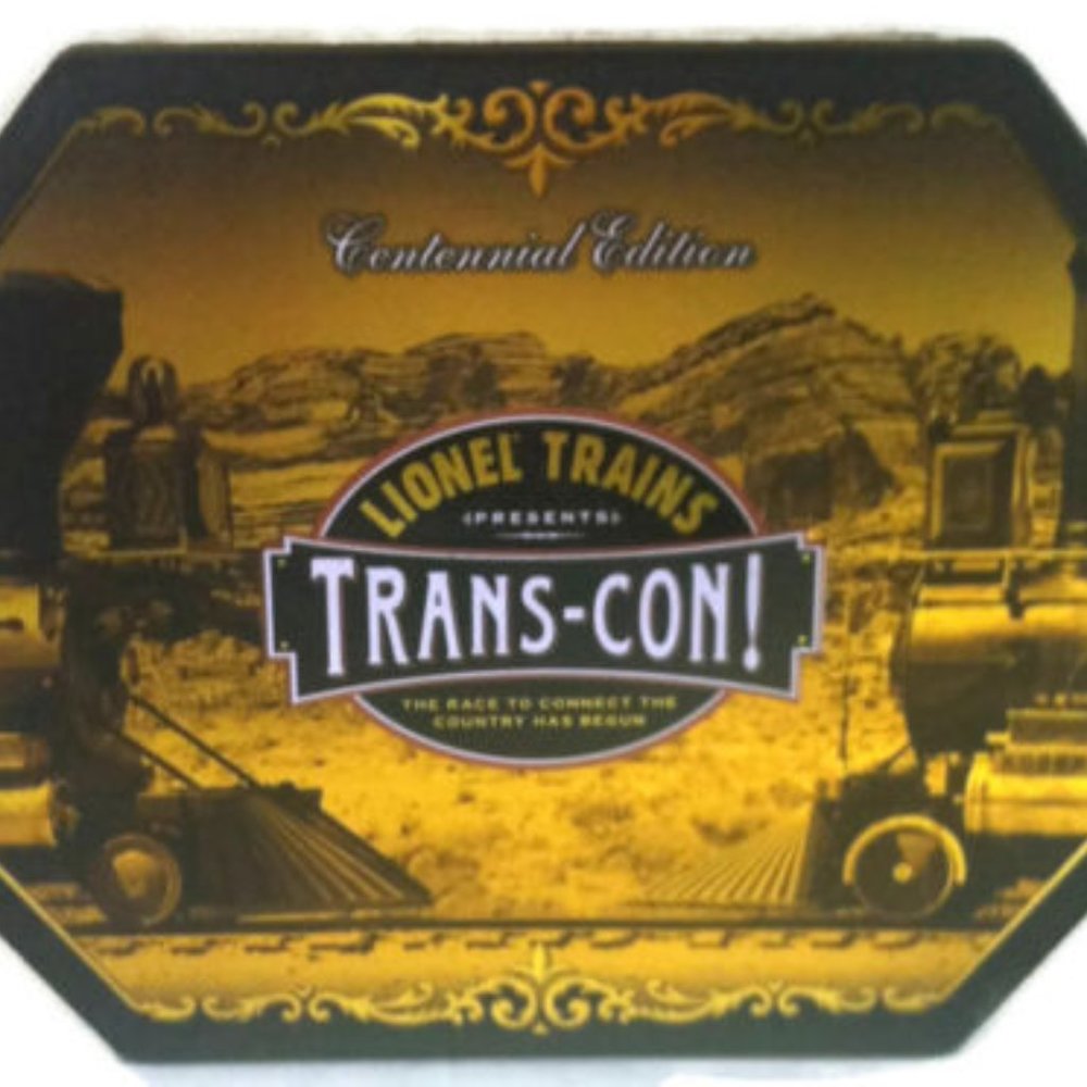 Lionel Trains Trans Con Centennial Edition Tin PC CD-ROM Game Steam Engine